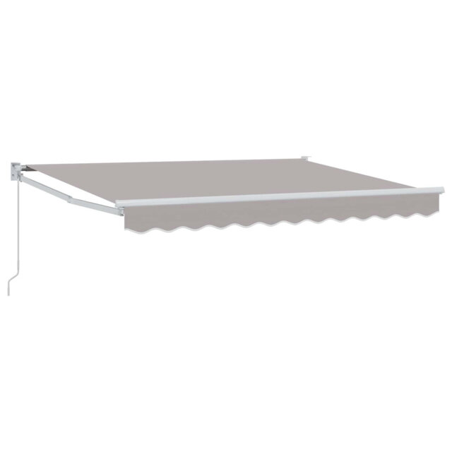 Vidaxl Retractable Awning Door Canopy Garden Patio Awning Fabric And Aluminium