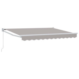 Vidaxl Retractable Awning Door Canopy Garden Patio Awning Fabric And Aluminium