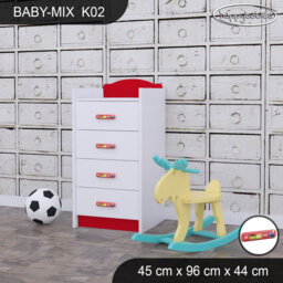 Baby Mix Kids 4 - Drawer Dresser