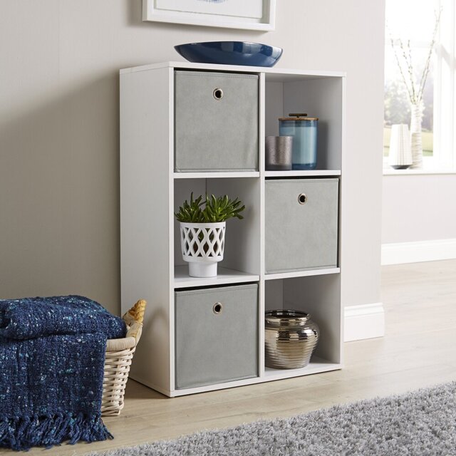 Steinberg 6 Cube Storage Bookcase Unit
