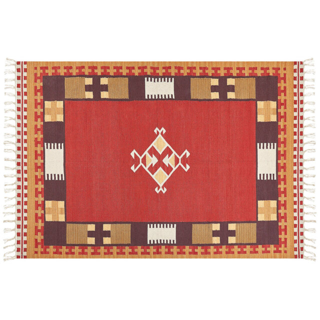 Shyanne Cotton Red/Brown Rug