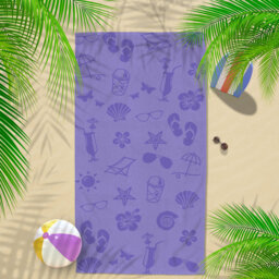 Aine Fun Embossed Beach Towel 75x150
