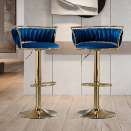 Christal Height Adjustable Swivel Bar Stool