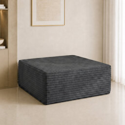 Modular Corduroy 101cm Wide Seating Component Boneless Ottoman