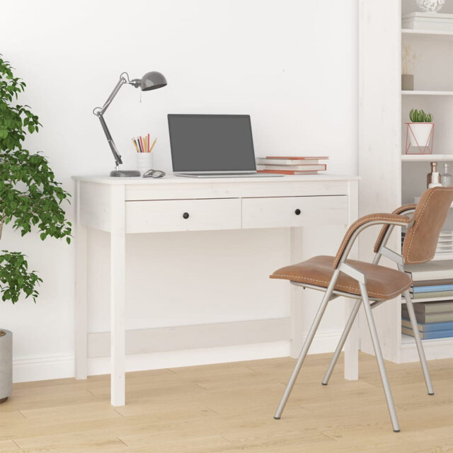 Levica Solid Wood Writing Desk