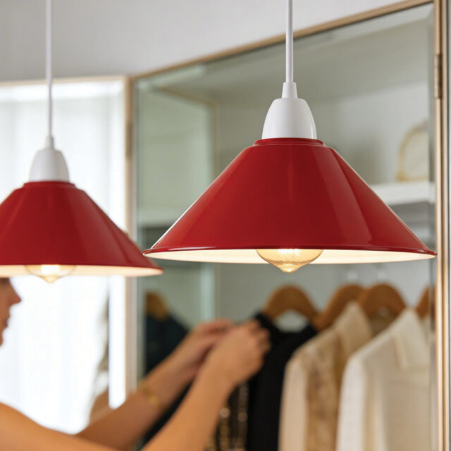 10cm H Metal Cone Lamp Shade