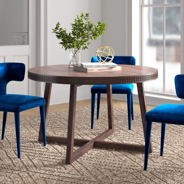 Cassilyn Round Solid Wood Dining Table