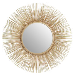 Metal Sunburst Mirror