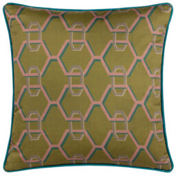 Carnaby Chain Geometric Square Cushion