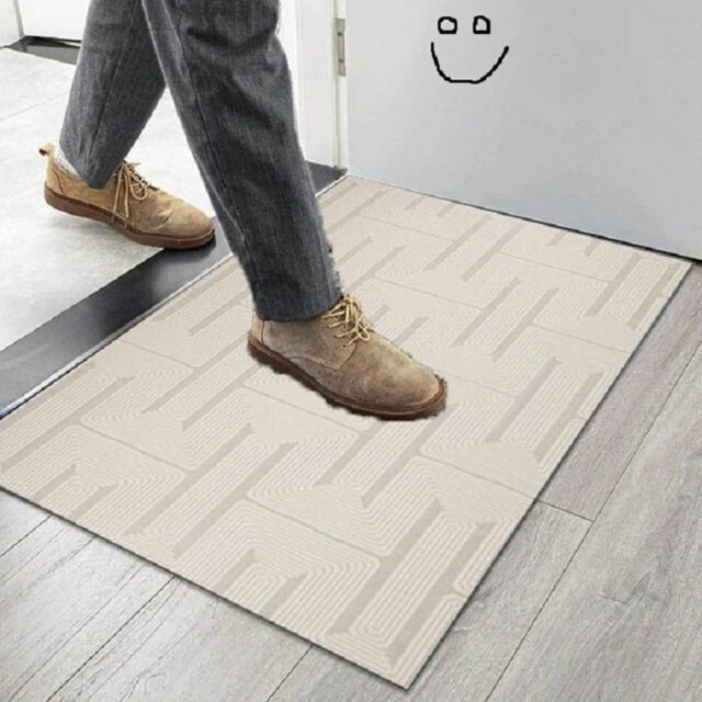 New Stylish Geometric Area Rug Abstract Textured Carpet For Living Room Bedroom Special Size Long Hallway Floor Mats Small Door Mats