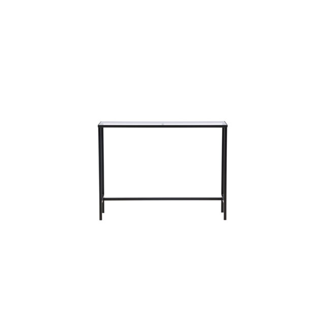Dipp 30cm Glass Top Console Table