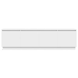 TV Cabinet With LED 180 X 38 X 49 Cm Engineered Wood