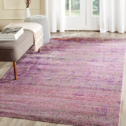 Lainey Purple Area Rug
