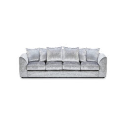 100% Crushed Velvet 4 Seater Sofa Upholstered Living Room Set