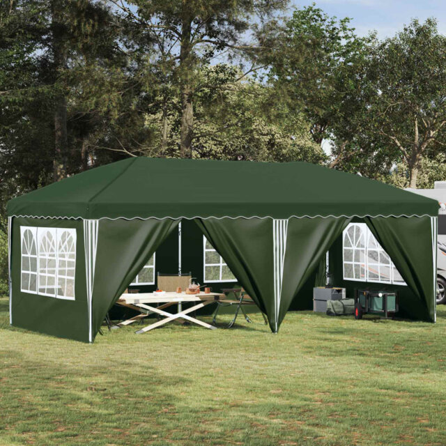 Vidaxl Pop-Up Party Tent 210D Oxford With Sliver Coating Event Shelter Gazebo