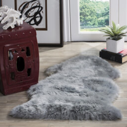Sheepskin Steel Blue Rug