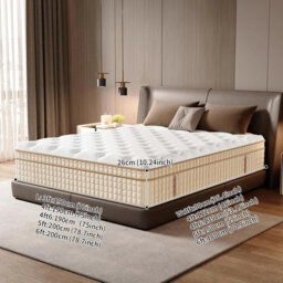 26cm Pillow Top 1000 Pocket Sprung Mattress