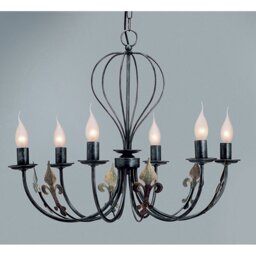 Ravensworth 6 - Light Candle Style Chandelier
