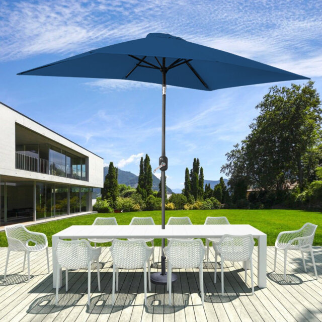 Angellique 3m x 2m Rectangular Traditional Parasol