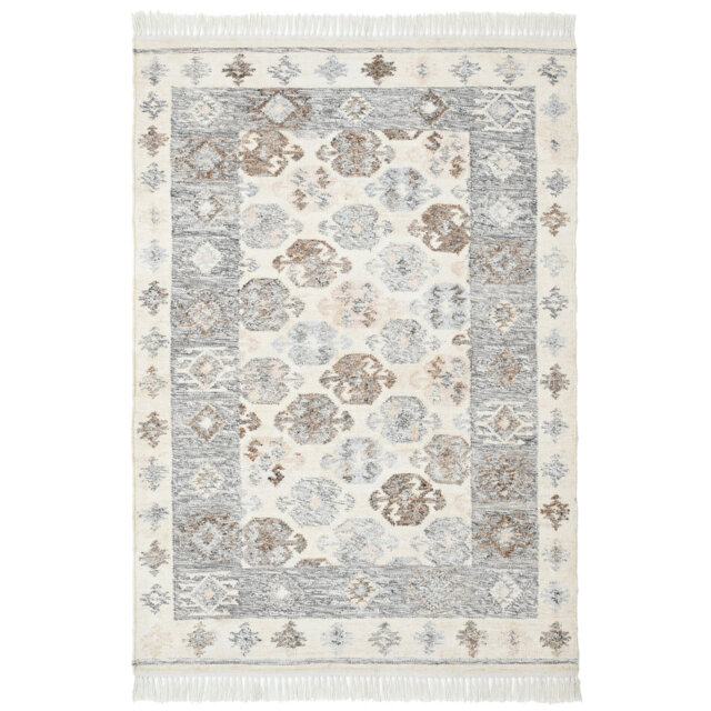 Abstract Hand Woven 200cm X 290cm Indoor / Outdoor Area Rug
