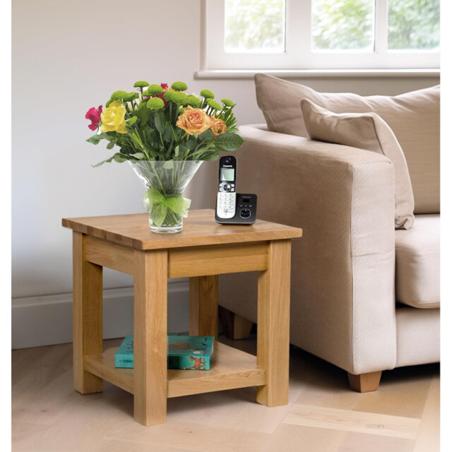 Farris Solid Wood End Table
