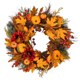 GOLDEN HARVEST Faux 66cm Wreath