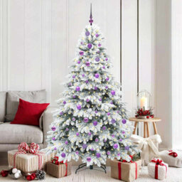 Artificial Christmas Tree with 300 LEDs Green PE and PVC