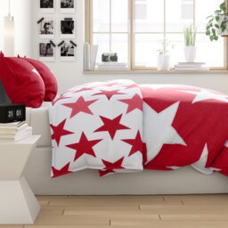 Sally Cotton Blend Geometric Shapes Duvet Cover Set with Pillowcases