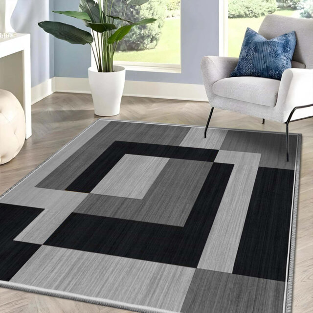 Printed Area Rug – Soft, Durable, Fade-Resistant Floor Decor For Living Room & Bedroom