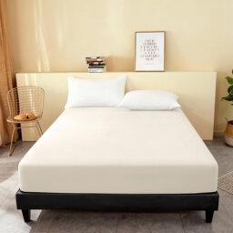 Super Soft Microfiber Fitted Sheet – 25cm Deep Pocket, Brushed Finish