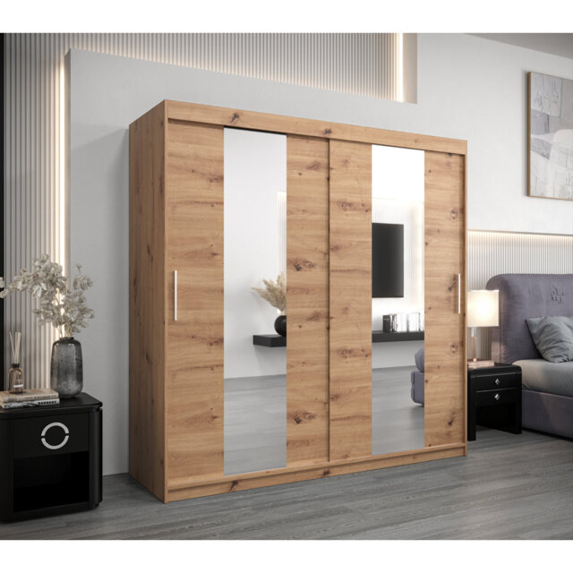 Ayaab 2 Door Manufactured Wood Wardrobe