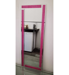Cuscute Metal Flat Wall Mirror