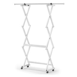 651 Felix Cherry Closable and Extendable Coat Rack