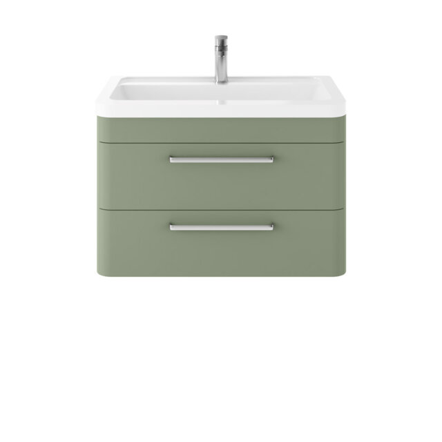 Solar 807mm Single Bathroom Vanity with Integrated Vitreous China Basin
