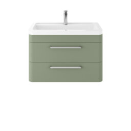 Solar 807mm Single Bathroom Vanity with Integrated Vitreous China Basin