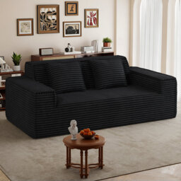 2 Seater Corduroy Loveseat