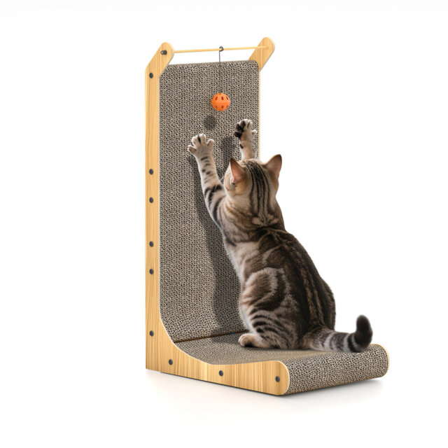 Cat Scratcher 68cm Cat Scratching Board Cardboard Wall & Corner Pet Furniture