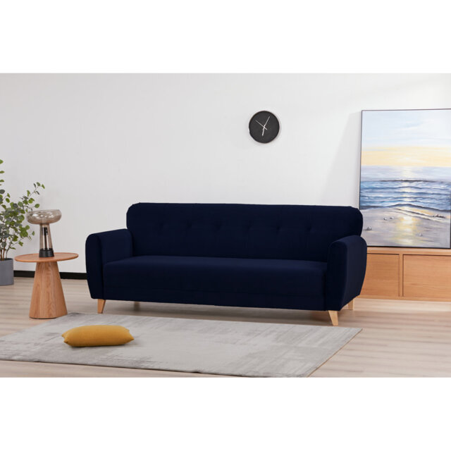 Anrey 3 Seater Velvet Sofa Bed