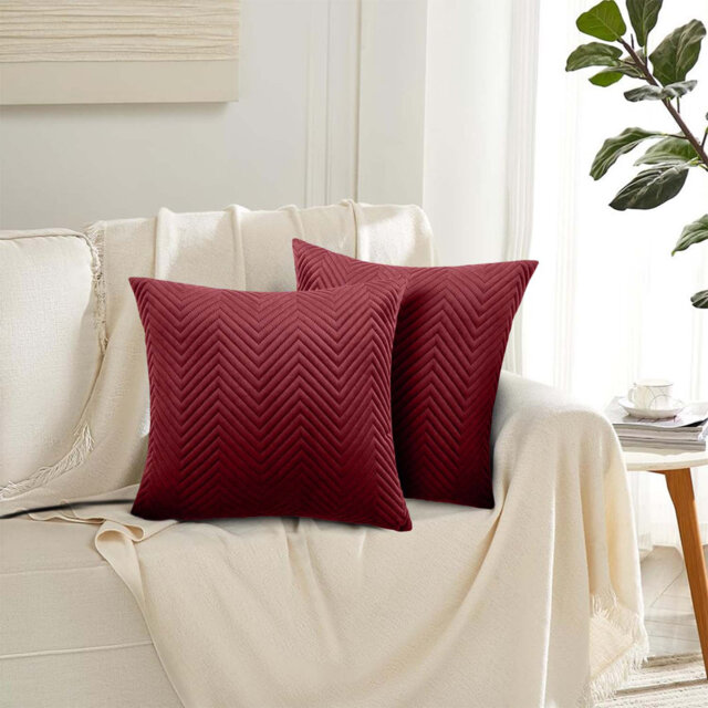 Chevron Square Throw Cushion Pad