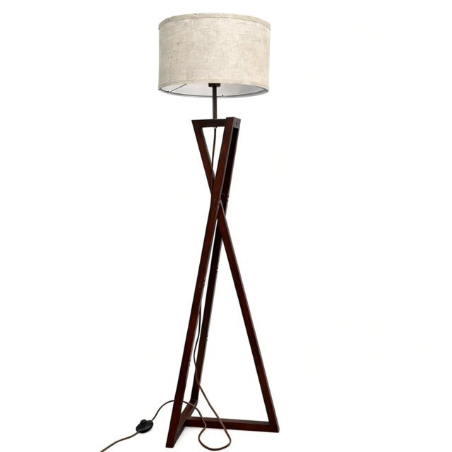 153cm Powder Coated Tripod Floor Lamp