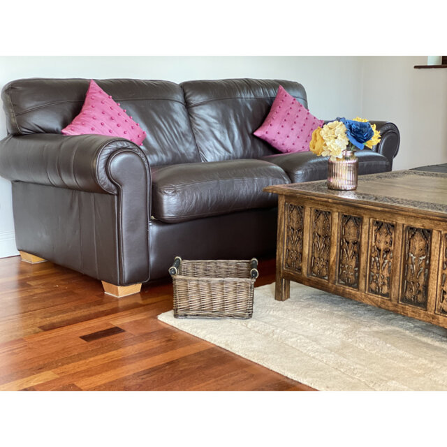 Three Posts Wicker Decorative Basket