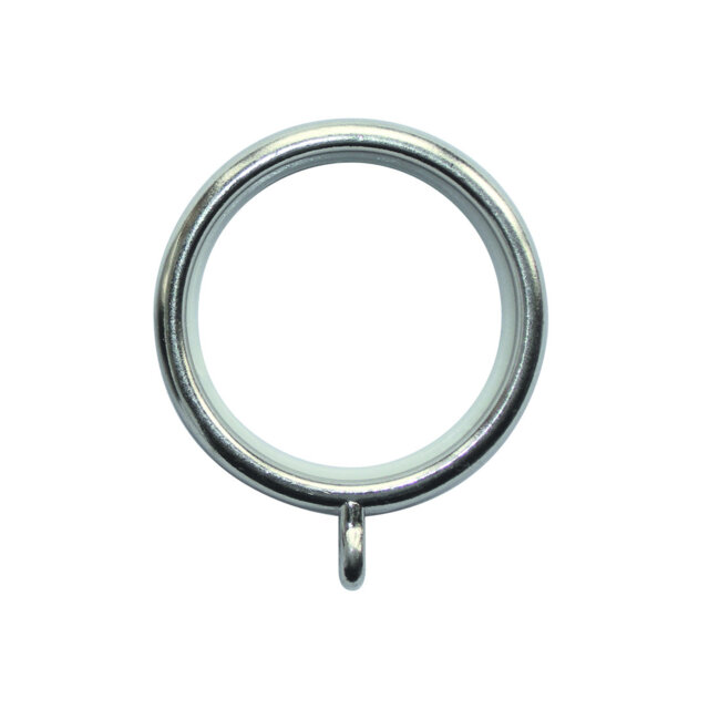 Martines Chrome 1.9cm Curtain Rings