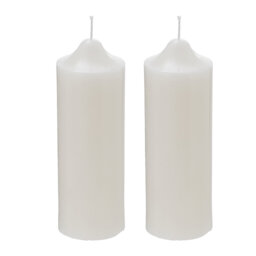 Unscented Pillar Candle