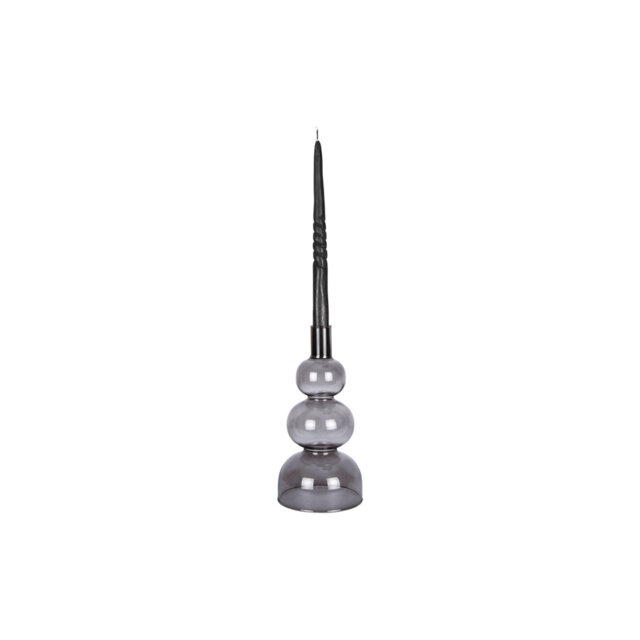 Glass Tabletop Candelabra