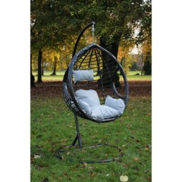 Giguere Garden Patio Swing Chair with Stand