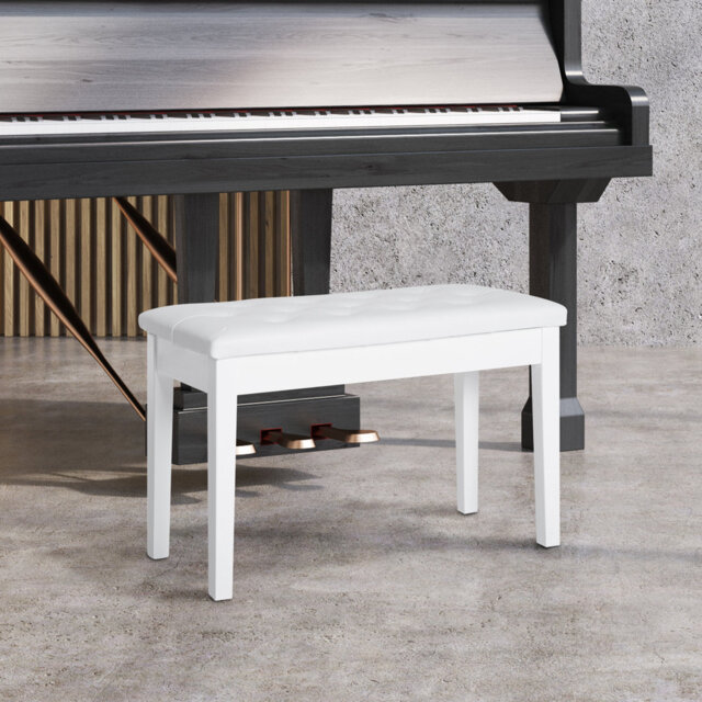 Coralvine Faux Leather Upholstered Storage Bench