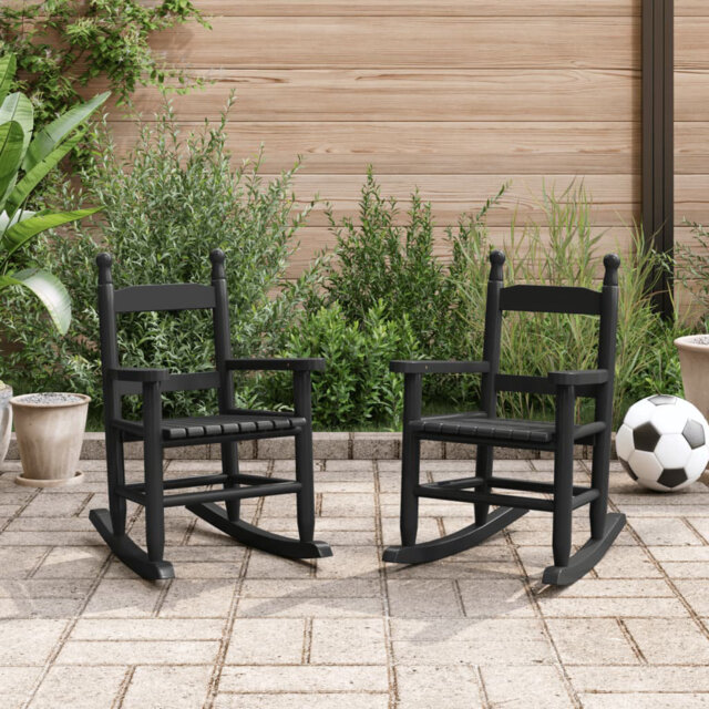 Aahliyah Solid Wood Rocking Chair