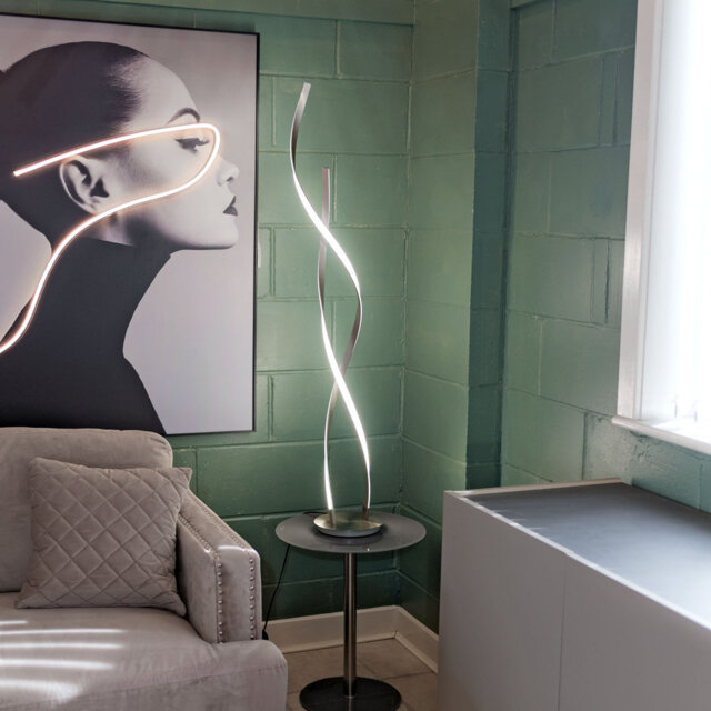 Gutzwiller 126cm Stainless Steel LED Novelty Floor Lamp