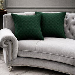 Luxury Check Velvet Cushion Covers Set Of 4 Soft Throw cases