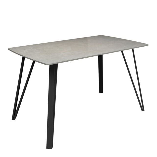 Riva 140cm Grey Ceramic Dining Table